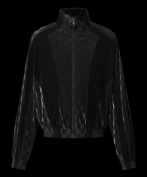 플록드 다미에 테크니컬 트랙수트 톱