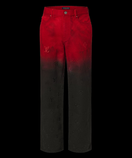 엠브로이더드 데님 팬츠