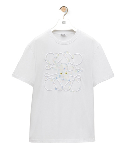 OCTOPUS 디지털 프린트 코튼 티셔츠