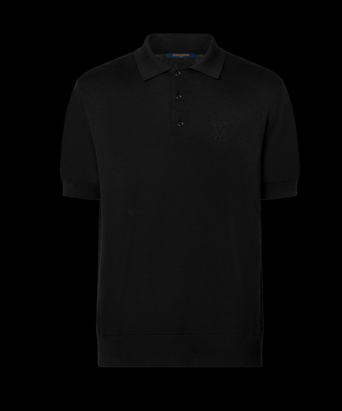 코튼 벨벳 블렌드 숏 슬리브 폴로 셔츠