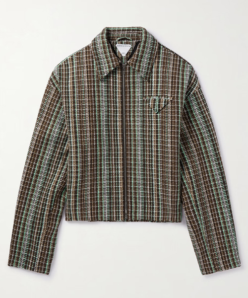 코튼 체크 재킷