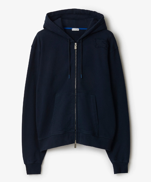 코튼 지퍼 후디