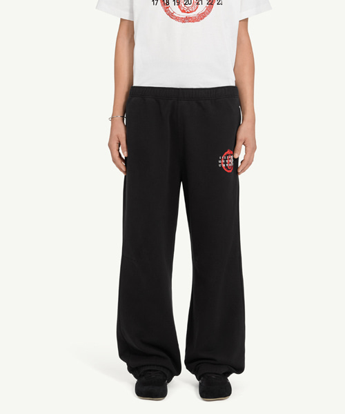 이어 오브 더 스네이크 프린트 스웨���팬츠