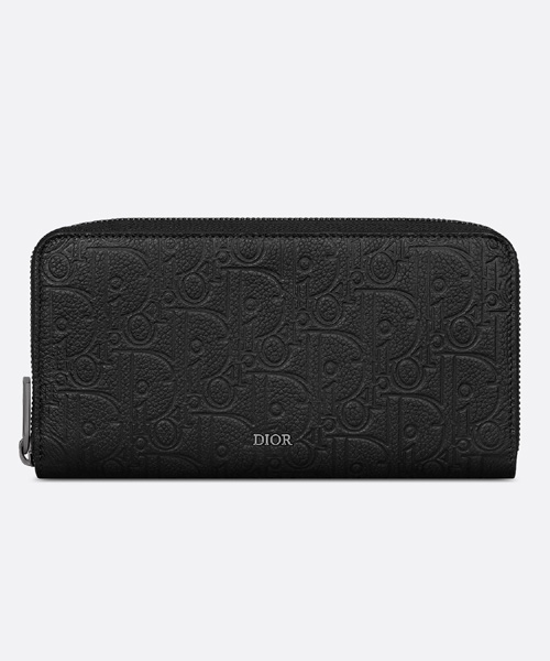 디올 그래비티 지퍼 장지갑