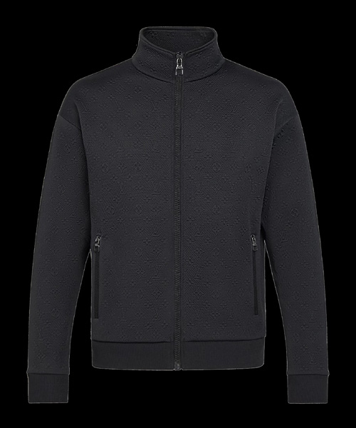 LVSE 모노그램 플리스 트랙수트 자켓