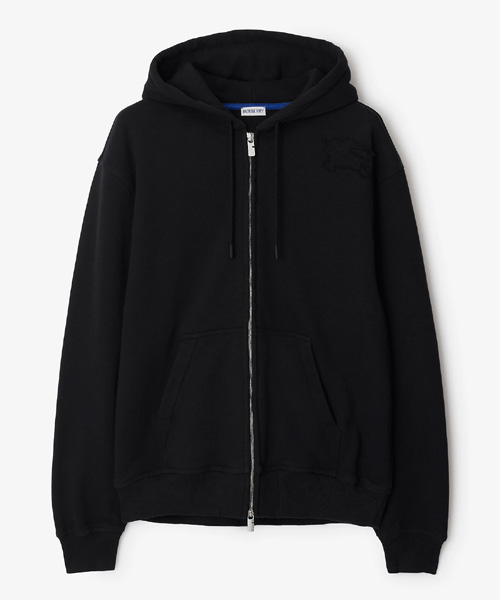 코튼 지퍼 후디