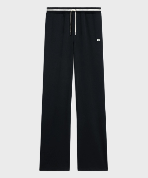 더블 페이스 저지 트랙수트 팬츠
