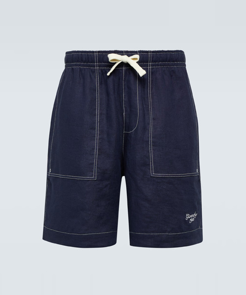 리넨 버뮤다 쇼츠