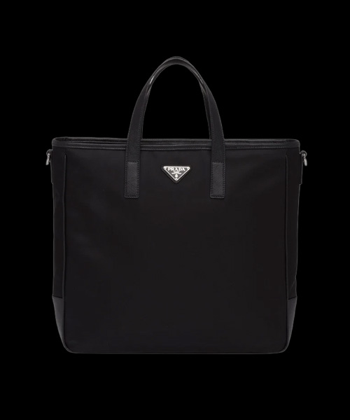 리나일론 및 사피아노 레더 토트백