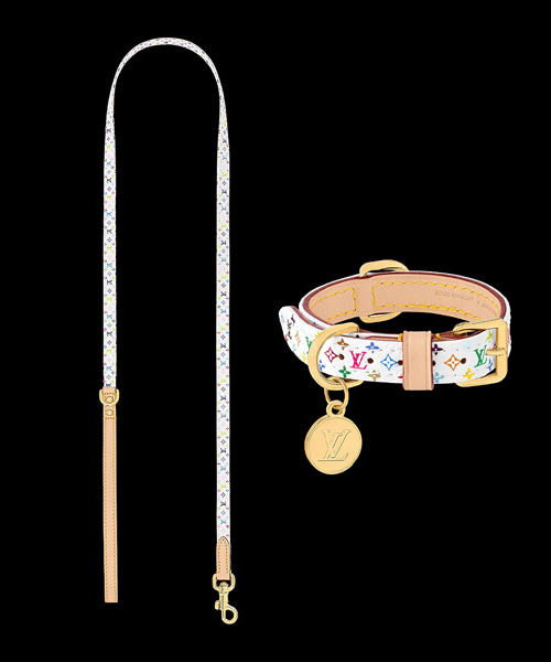 모노그램 멀티컬러 도그 리쉬