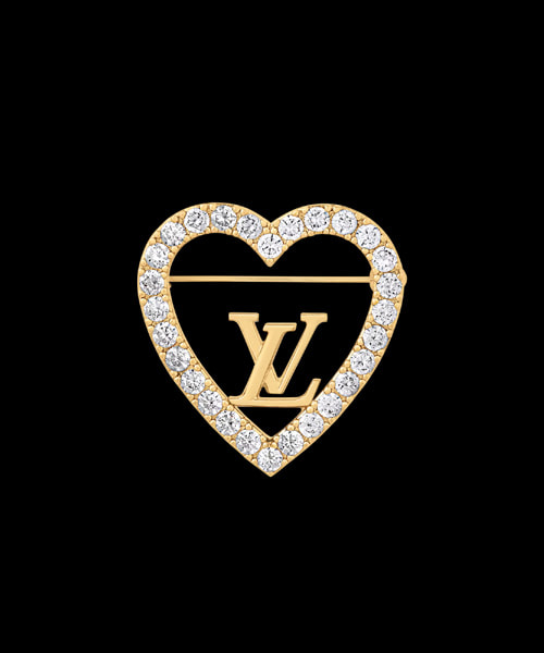 마이 LV 러브 브로치