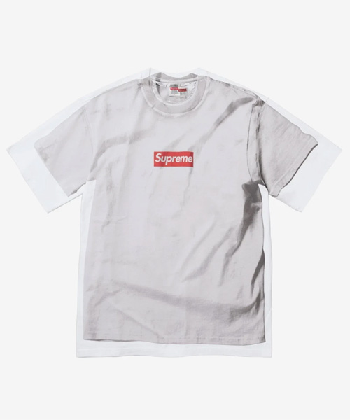 x MAISON MARGIELA박스 로고 코튼 티셔츠