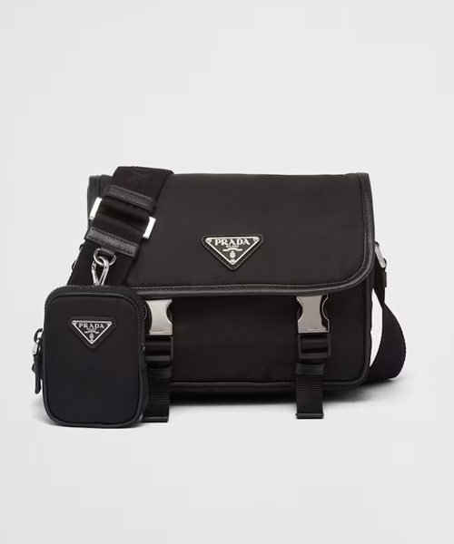 리나일론 및 사피아노 가죽 숄더백