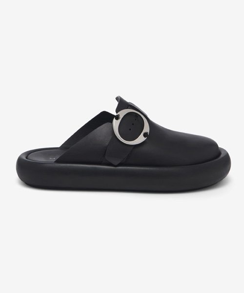 아크 버클 클로그 슬라이드 슬리퍼