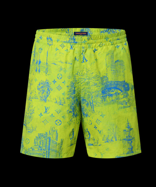 모노그램 나일론 스윔 쇼츠