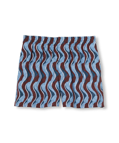 그래픽 프린트 코튼 쇼츠