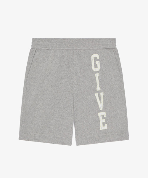 지방시 컬리지 플리스 버뮤다 쇼츠