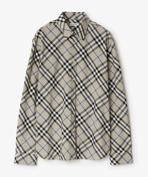 체크 코튼 셔츠