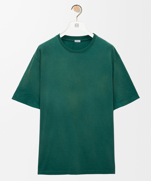 애너그램 컷아웃 디테일 코튼 티셔츠