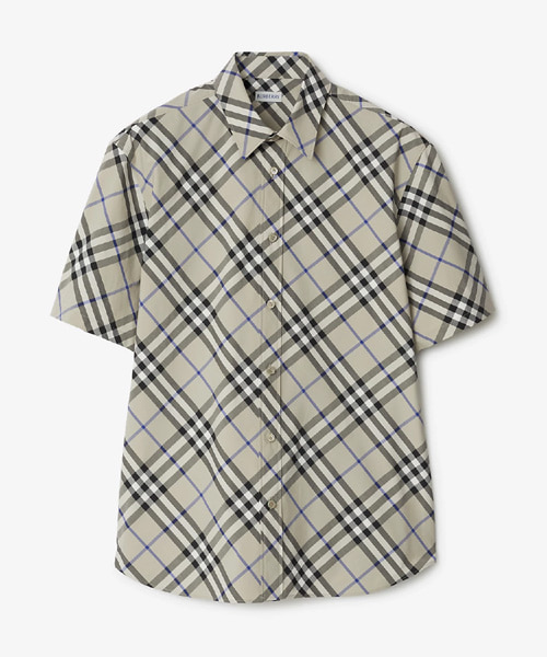 체크 코튼 셔츠