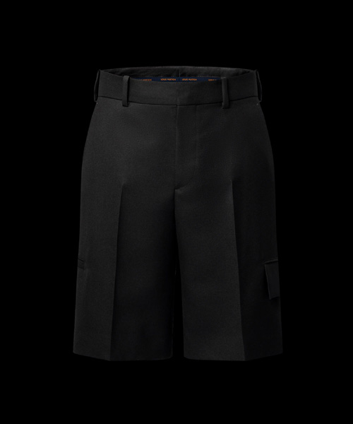 테일러드 울 카고 쇼츠