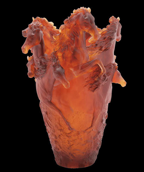 크리스탈 호스 꽃병