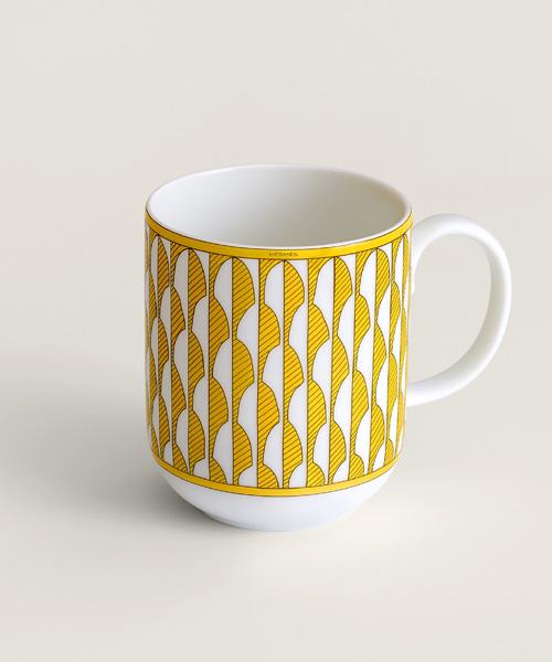 에르메스 솔레이 데르메스(Soleil d'Hermès) 머그컵 2개 세트