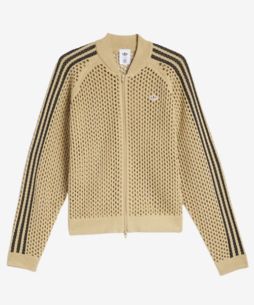 CROCHET트랙 탑 베이지 톤