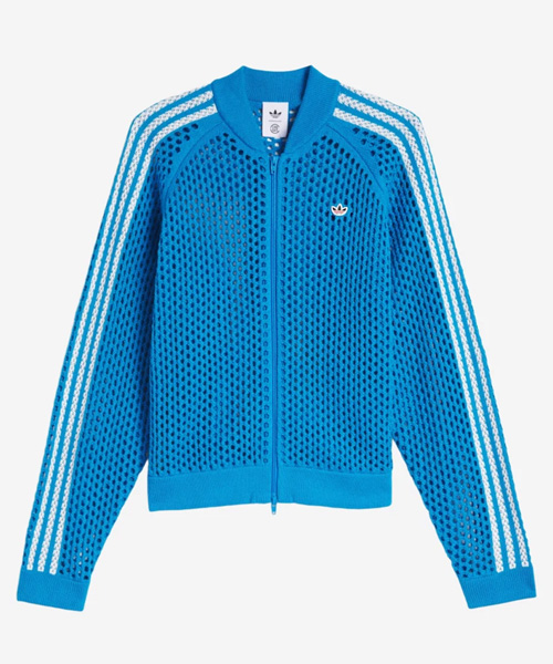 CROCHET트랙 탑 브라이트 블루