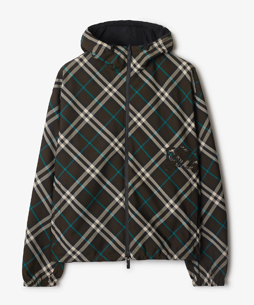 리버시블 체크 재킷