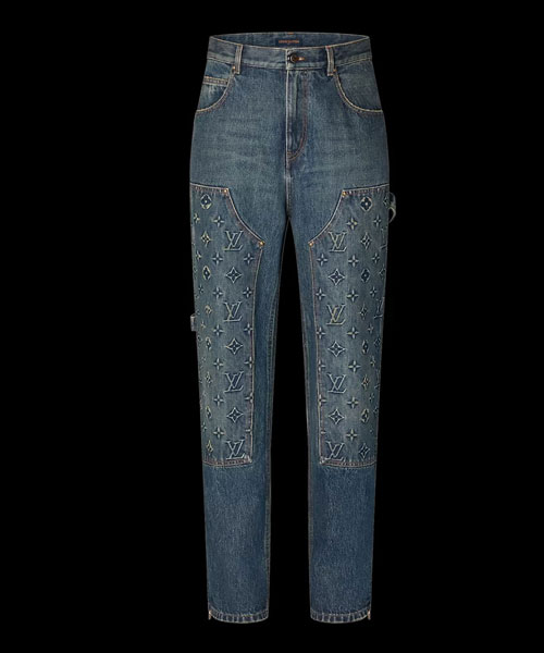 워크웨어 데님 카펜터 팬츠