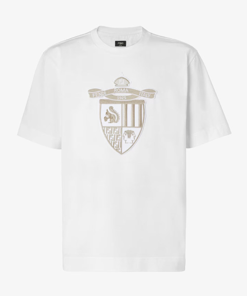 시그니처 자수 코튼 티셔츠