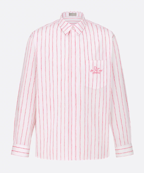 DIOR AND HYLTON NEL 스트라이프 셔츠