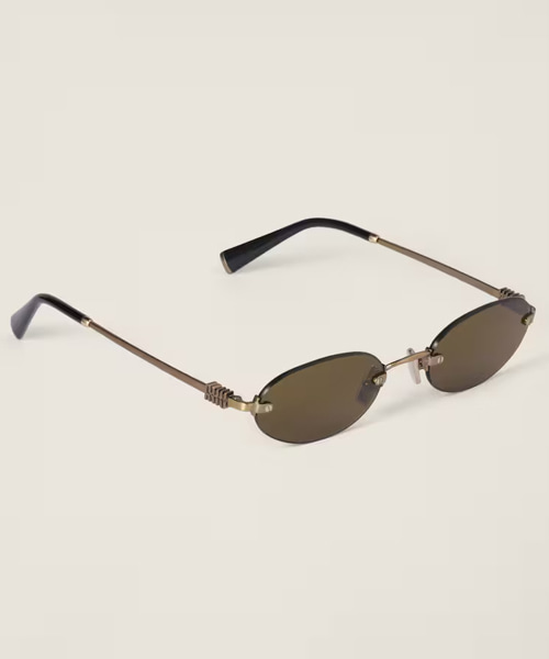 미우미우 로고 선글라스