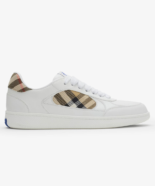 레더 체크 테라스 스니커즈