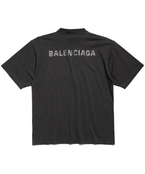 스팽글 로고 코튼 티셔츠