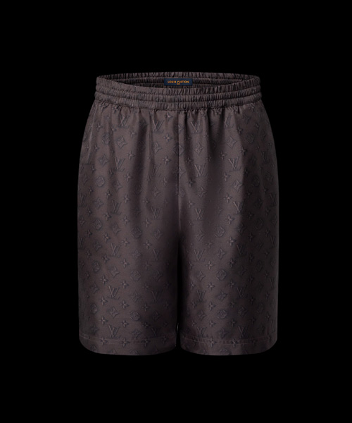 모노그램 실크 쇼츠