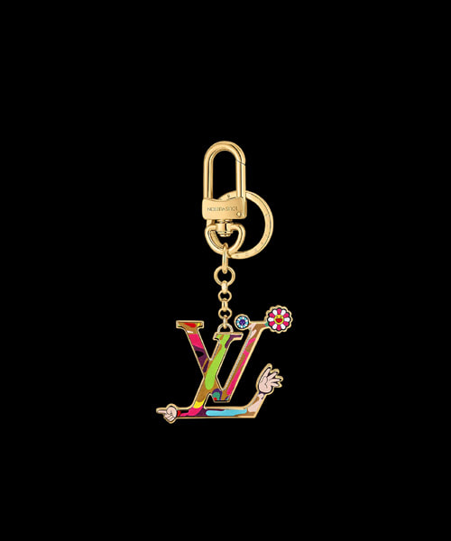 LV 아이코닉 슈퍼플랫 키 홀더