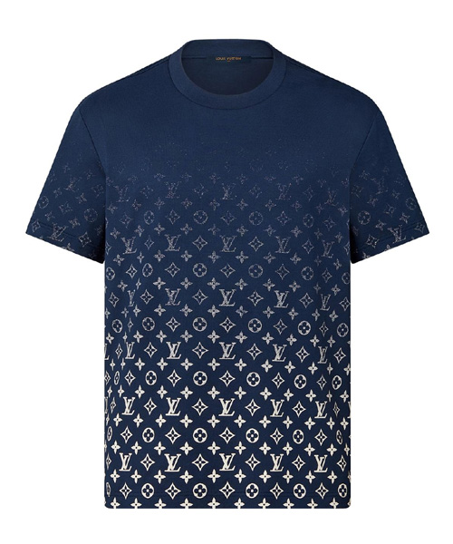 LVSE 모노그램 그라디언트 티셔츠