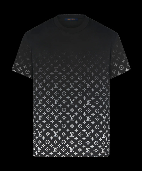 LVSE 모노그램 그라디언트 티셔츠