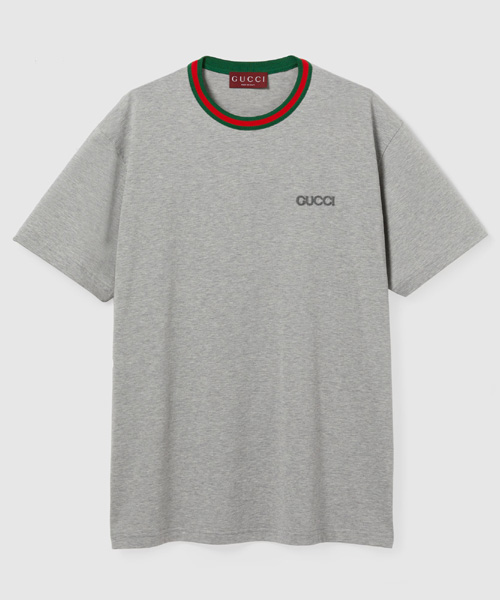 웹 저지 코튼 티셔츠