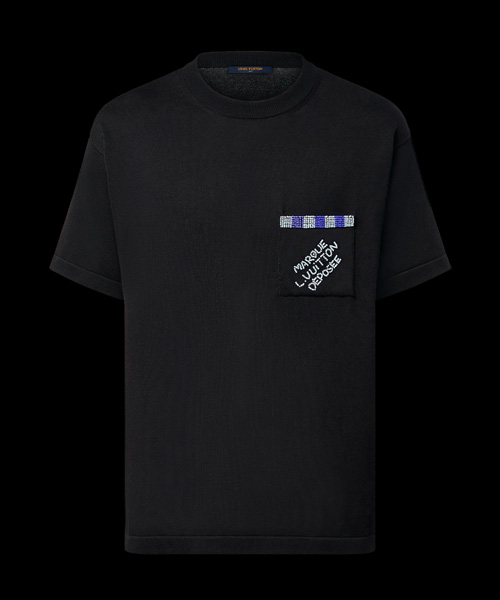 엠벨리시드 숏 슬리브 코튼 크루넥