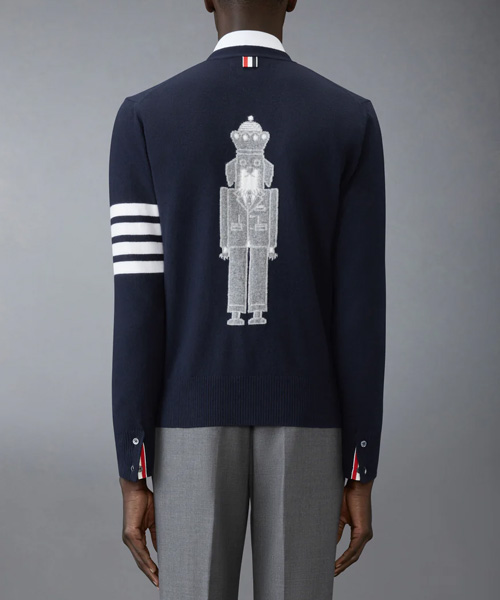 너트크래커 메리노울 4-바 가디건