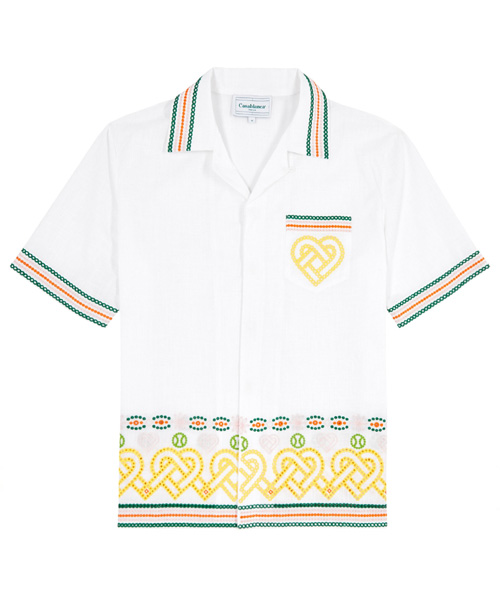 그라디언트 히트 브로드리 앙글레즈 셔츠