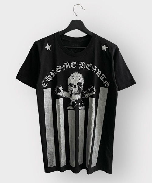 포티 점보 스컬 로고 코튼 티셔츠