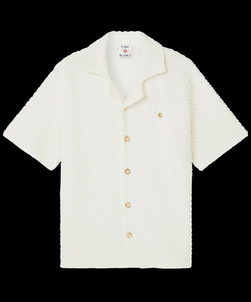 텍스처 니트 셔츠