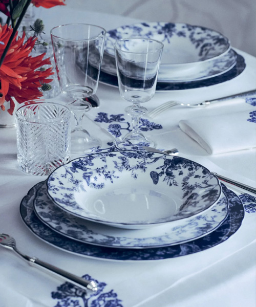 BLUE TOILE DE JOUY 식기 세트