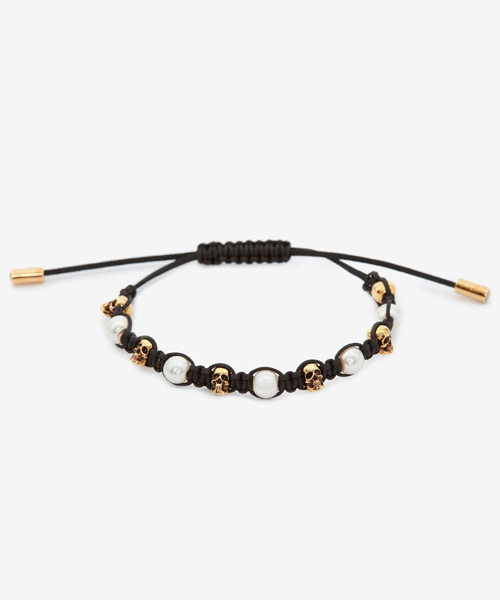 진주빛 해골 팔찌