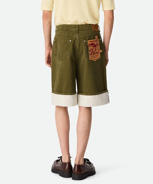 컬러 데님 쇼츠