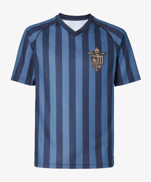 블루 페퀸 패브릭 티셔츠